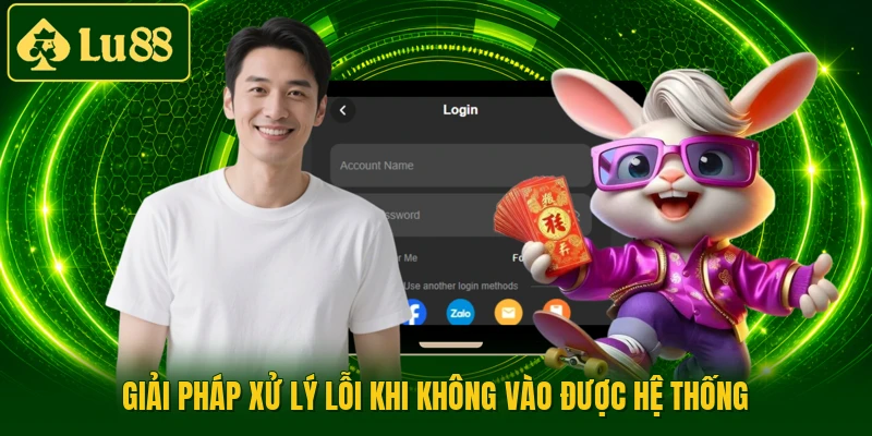 Giải pháp xử lý lỗi khi không vào được hệ thống